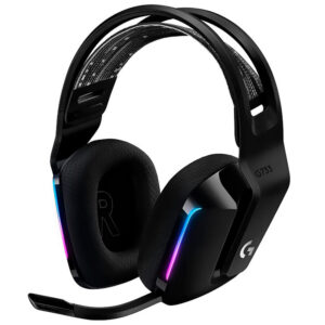 Auricular Gamer Logitech G733 Lightspeed RGB Wireless - Negro (981-000863)