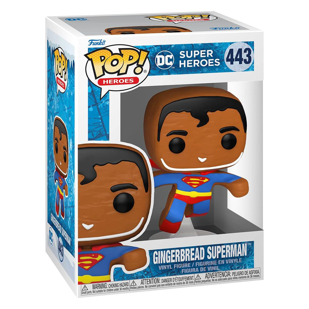 Funko Pop Heroes Dc Holiday - Superman Gingerbread 443
