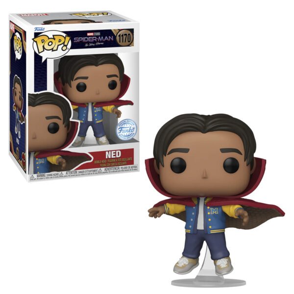 Funko Pop Marvel Spider-man Far From Home Exclusive - Ned Cloak 1170