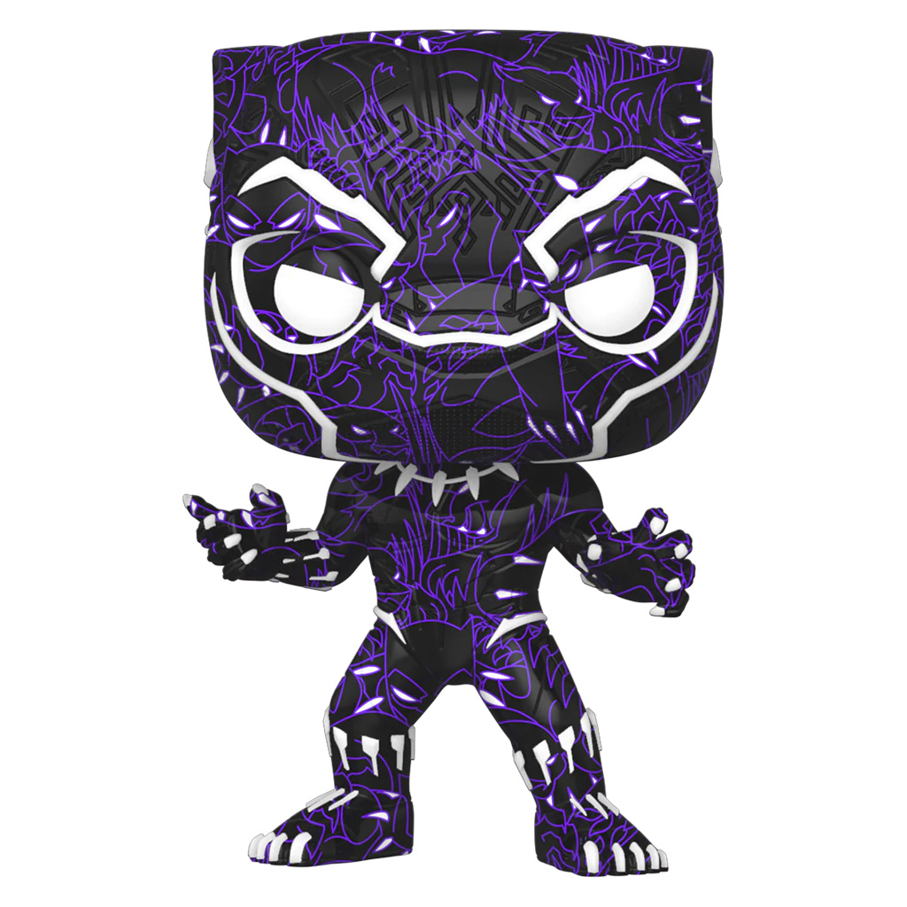 Funko Pop Art Series Marvel Black Phanter Exclusive - Black Panther 70