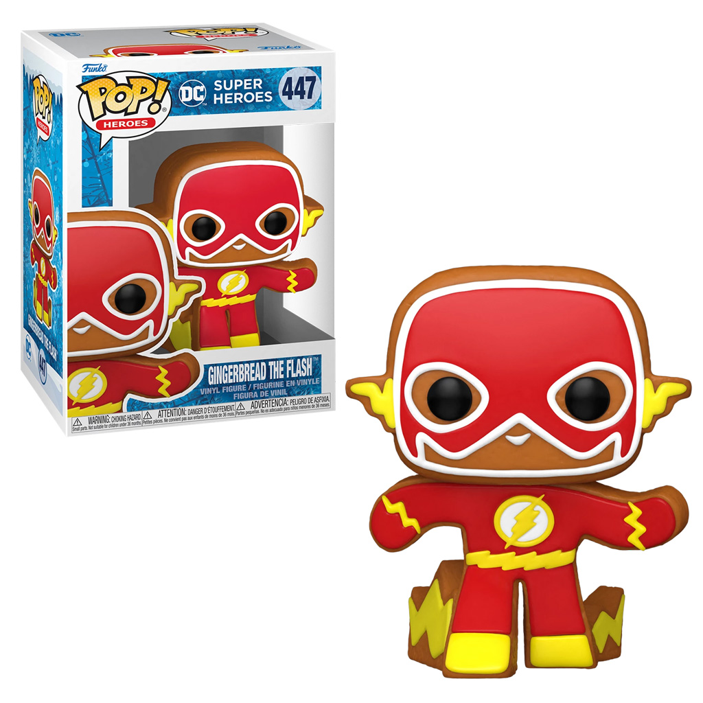 Funko Pop Heroes Dc Holiday - The Flash Gingerbread 447