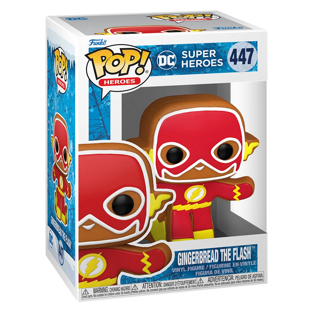 Funko Pop Heroes Dc Holiday - The Flash Gingerbread 447