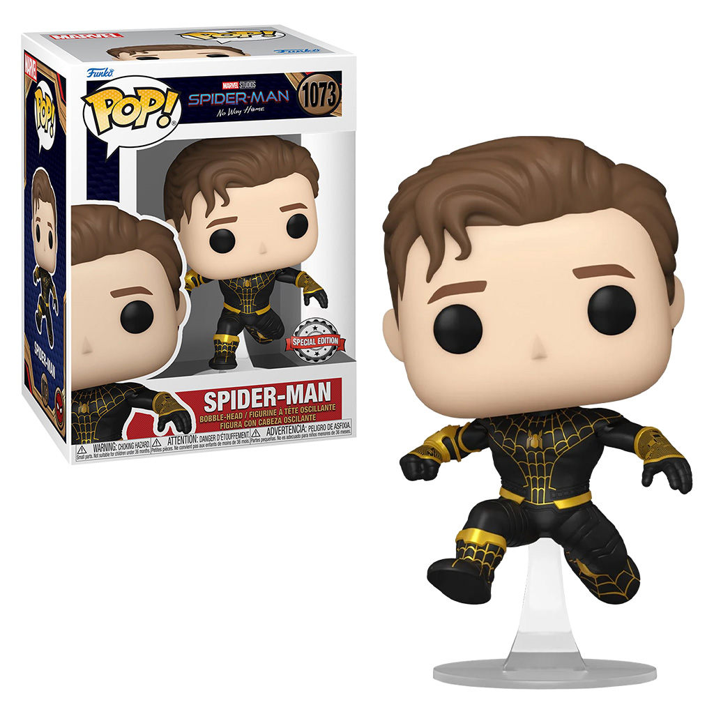 Funko Pop Marvel Spider-man: No Way Home Exclusive - Spider-man 1073 (black & Gold Suit)