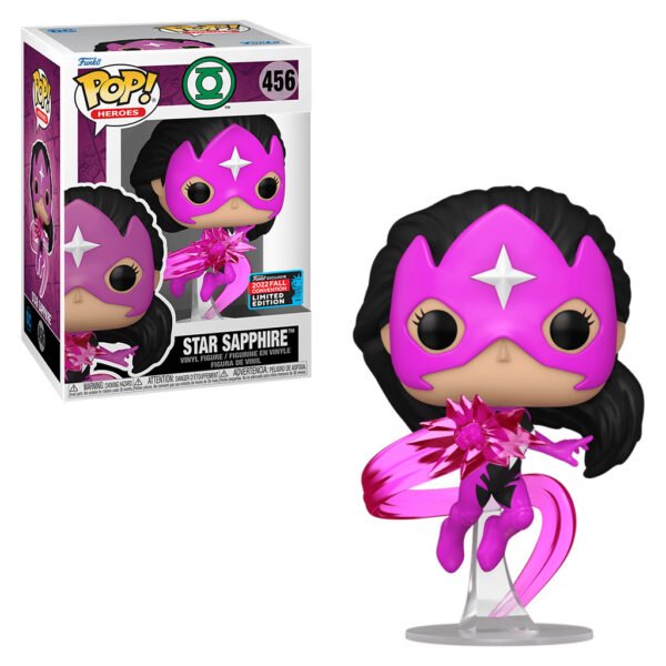 Funko Pop Heroes Dc Green Lantern Ny Fall Convention 2022-STAR Sapphire 456