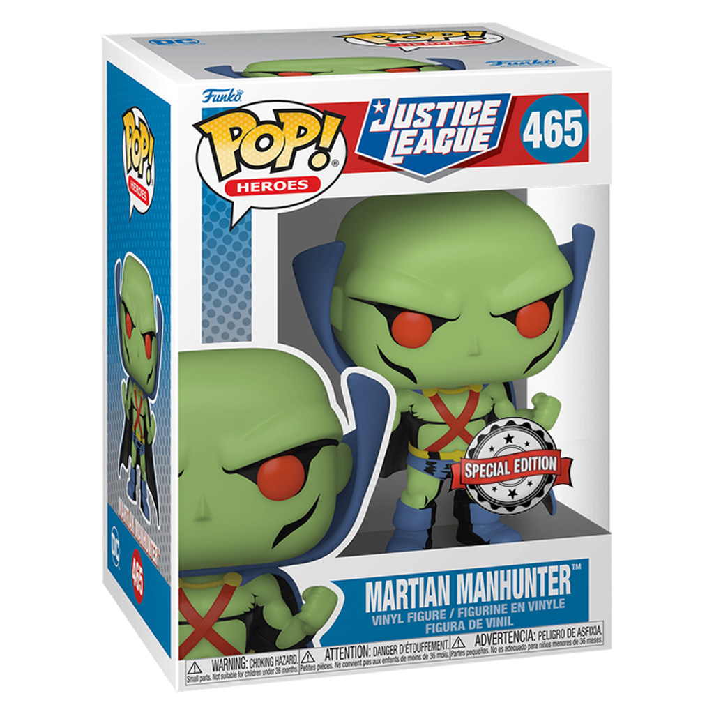 Funko Pop Heroes Dc Justice League Exclusive - Martian Manhunter 465