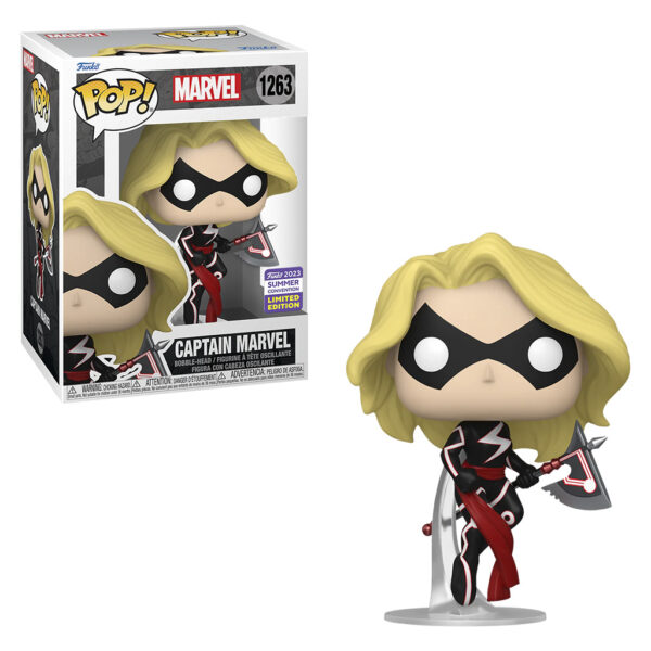 Funko Pop Marvel San Diego Comic Con 2023-CAPTAIN Marvel With Axe 1263