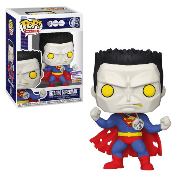 Funko Pop Heroes Warner Bros 100th Dc San Diego Comic Con 2023-BIZARRO Superman 474