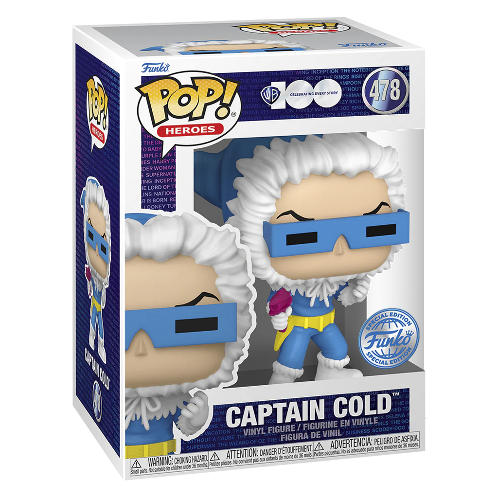 Funko Pop Heroes Warner Bros 100th Dc Exclusive - Captain Cold 478