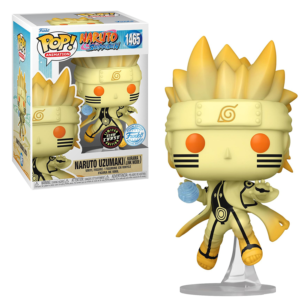 Funko Pop Chase Animation Naruto Shippuden - Naruto Uzumaki Kurama Link Mode 1465