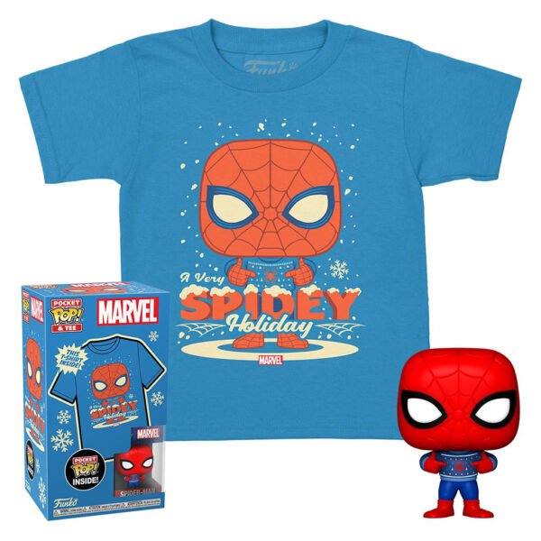 Funko Pop Pocket & Tee Marvel Spider-man - Talla Xl (72948)