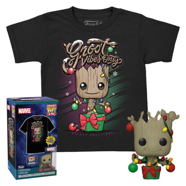 Funko Pop Pocket & Tee Marvel Groot - Talla Xl (72956)