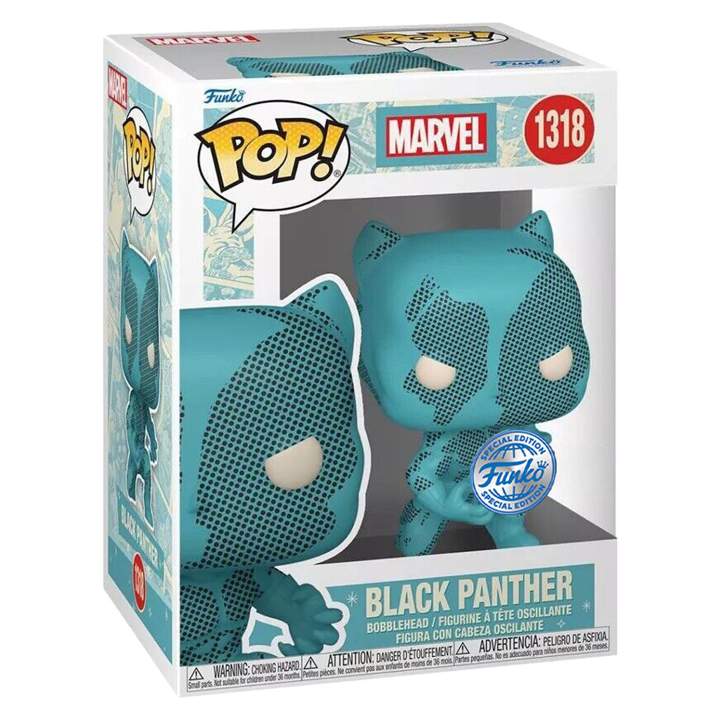 Funko Pop Marvel Exclusive - Black Panther Retro (1318)