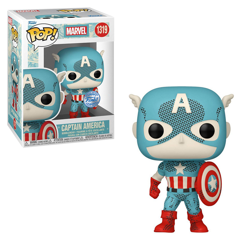 Funko Pop Disney 100th Anniversary Retro Reimagined Exclusive - Captain America 1319