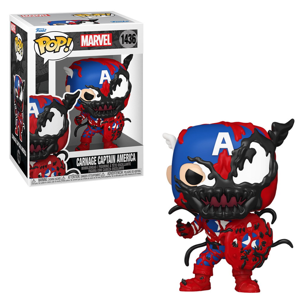 Funko Pop Marvel: Carnageized - Carnage Captain America 1436