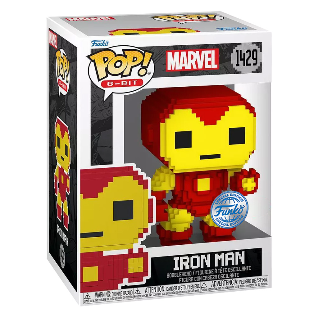 Funko Pop 8-bit Marvel Exclusive - Iron Man 1429