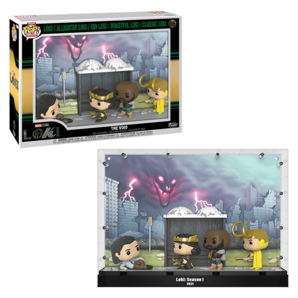 Funko Pop Moment Marvel Loki: The Void - Loki / Aligator Loki / Kid Loki / Boastful Loki / Classic Loki 06