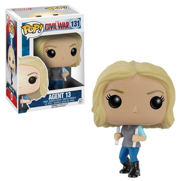 Funko Pop Marvel Captain America Civil War - Agente 13 131