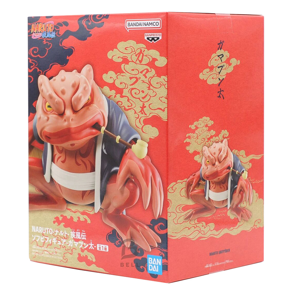 Banpresto Figurine d'action Gamabunta Naruto Shippuden - Soft Vinyl 10 cm, Multicolore, BP29062P. Statue à Collectionner, optimale pour Les Fans d'Anime