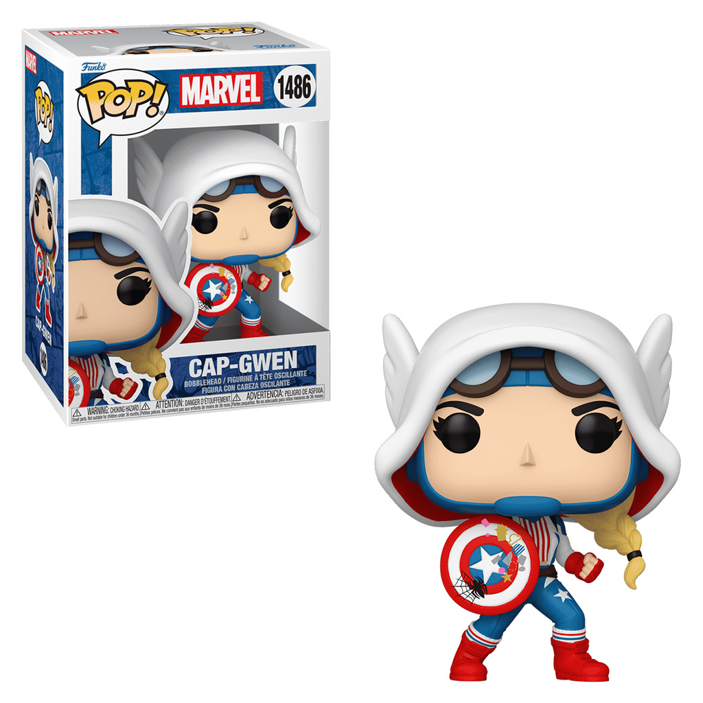 Funko Pop Marvel Gwenverse - Cap-gwen 1486