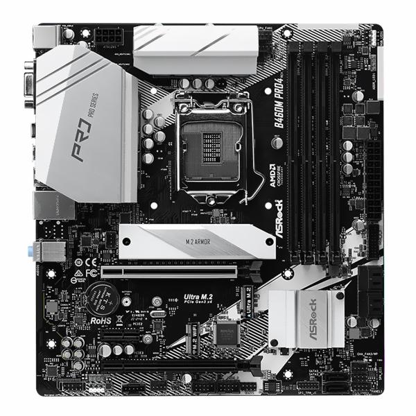 Placa Madre ASRock B460M PRO4 Socket LGA 1200 VGA DDR4
