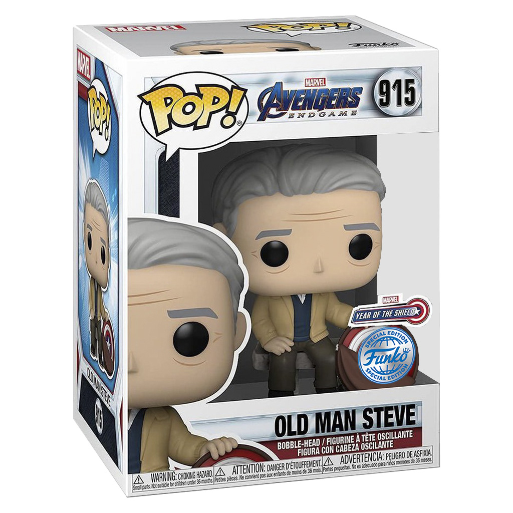 Funko Pop Marvel Avengers: Endgame Exclusive - Old Man Steve 915