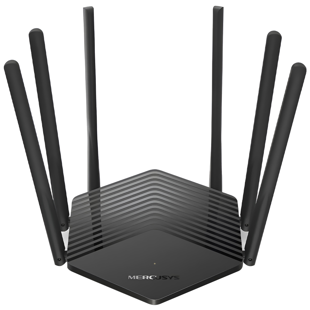 Router Mercusys MR50G AC1900 Dual Band 2.4GHz 5GHz 6 Antenas Negro