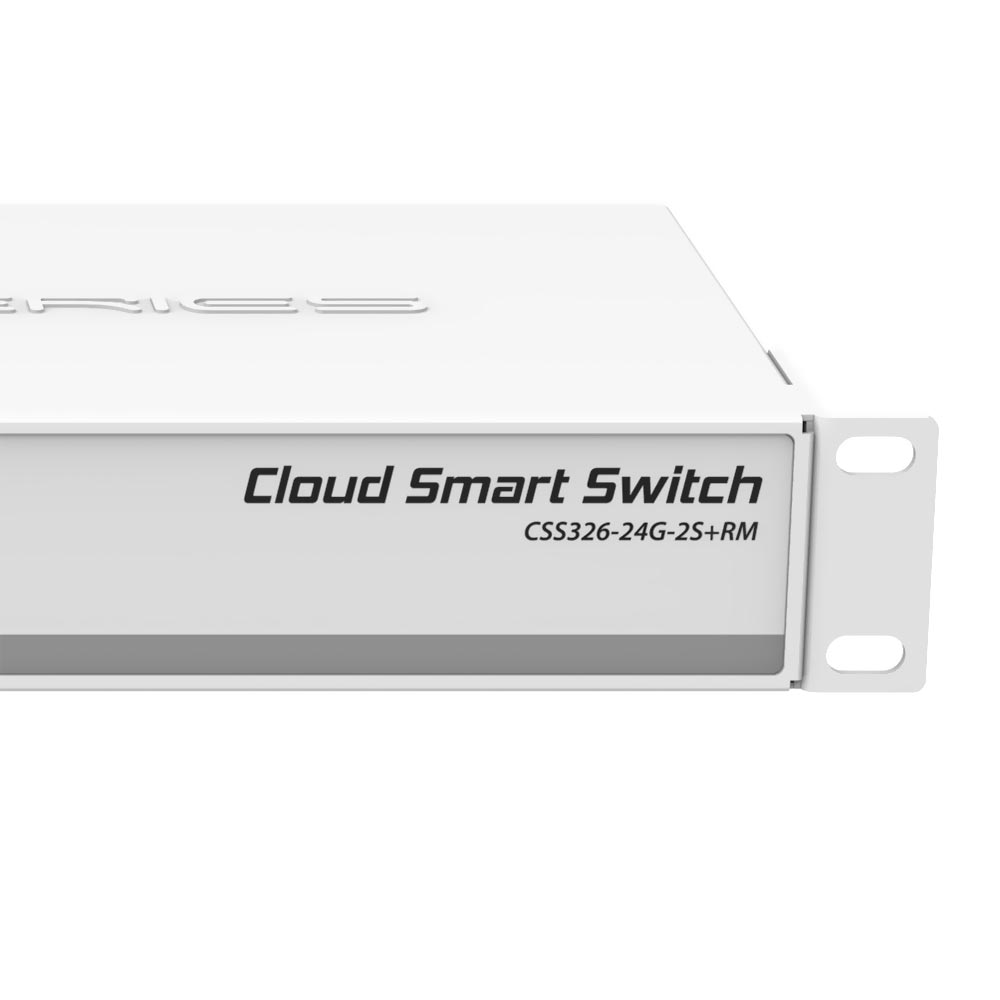 Switch Mikrotik Routerboard CSS326-24G-2S+RM Blanco