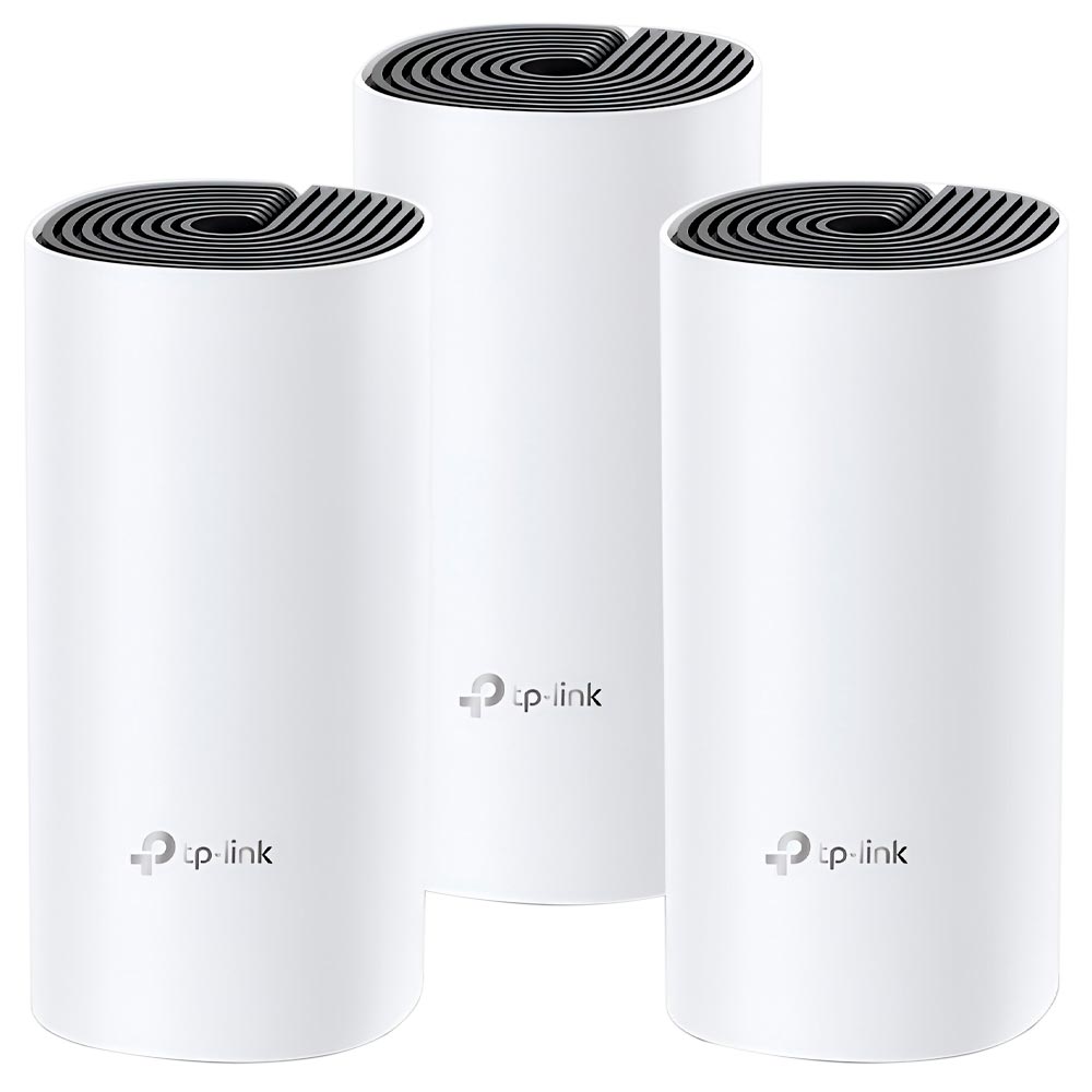 Router Tp-Link Deco M4 Whole Home Mesh Wi-Fi AC1200 Dual Band 2.4GHz 5GHz Blanco (kit con 3)