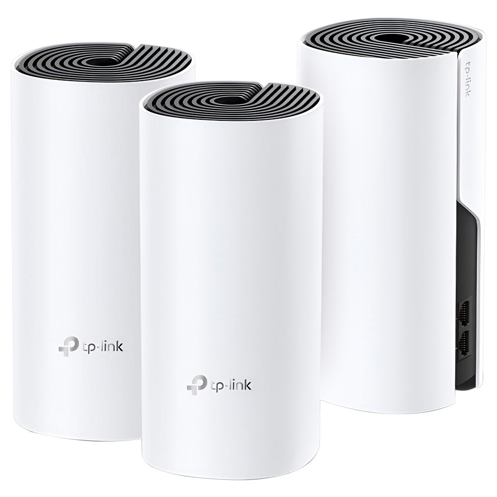 Router Tp-Link Deco M4 Whole Home Mesh Wi-Fi AC1200 Dual Band 2.4GHz 5GHz Blanco (kit con 3)