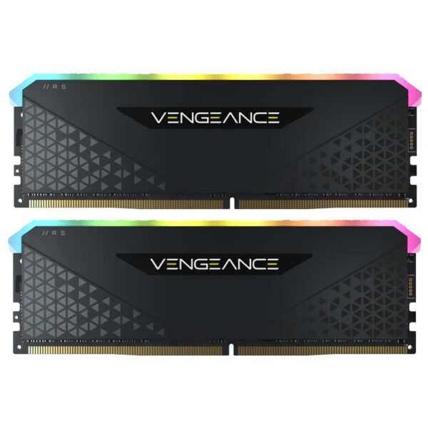 Memoria RAM CORSAIR VENGEANCE Rgb Rs DDR4 16GB (2X8GB) 3200MHZ Negro (CMG16GX4M2E3200C16)