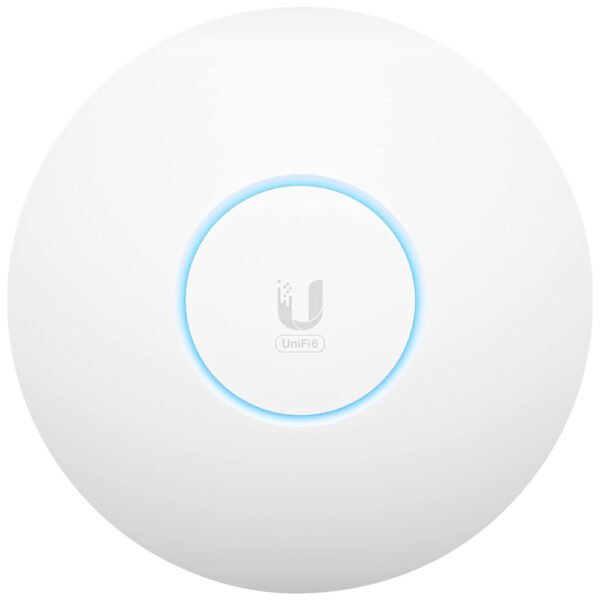 Punto de Acceso Ubnt U6-PRO Ap Doble Banda WI-FI 6 1POE 2.4GHZ 5GHZ 1WAN 5300MBPS-BLANCO