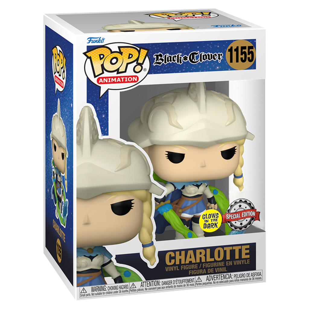 Funko Pop Black Clover – Charlotte (Glow in the dark) 1155