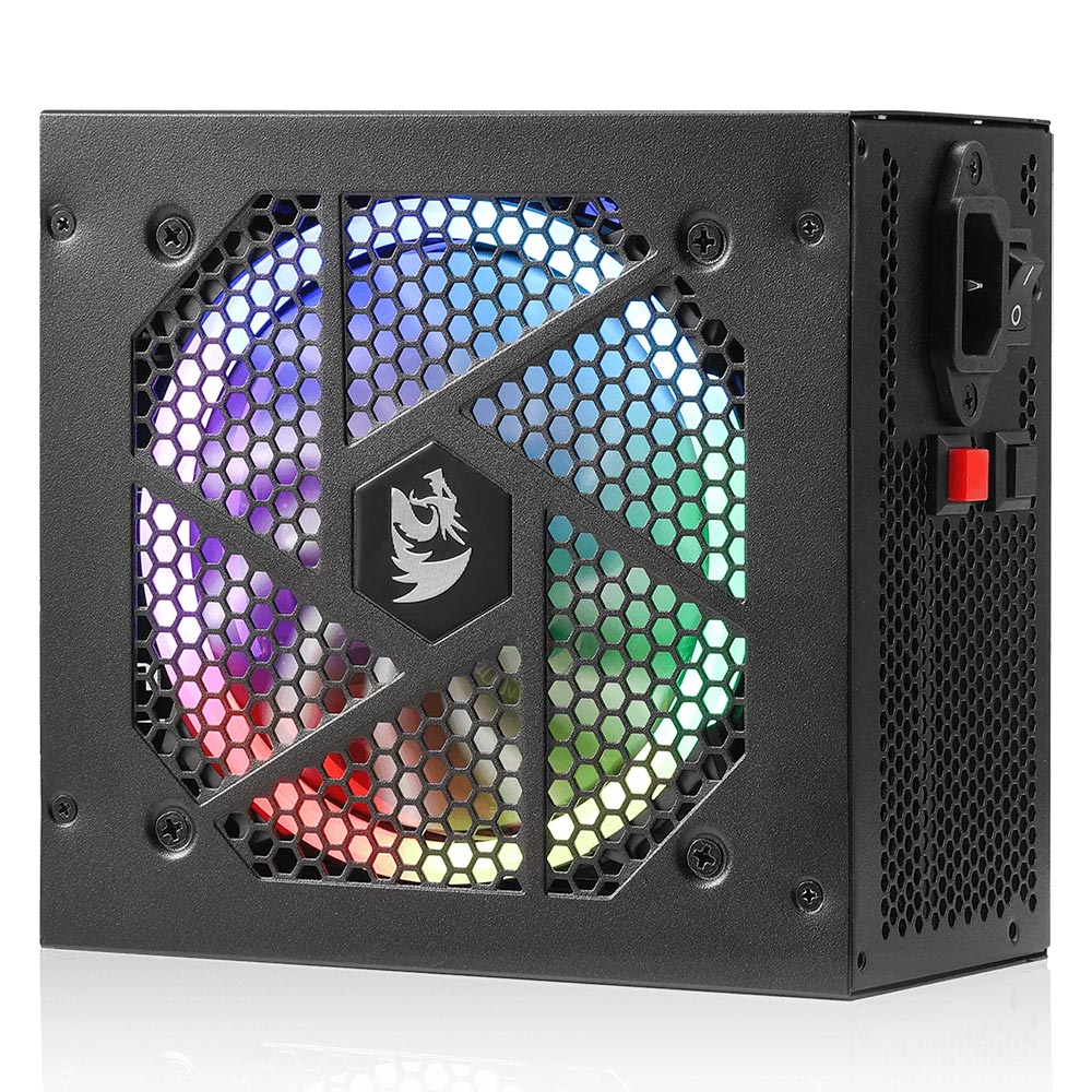 Fuente de Alimentación Redragon GC-PS006-1 750W ATX Modular 80 Plus Gold RGB
