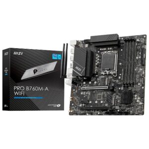 Placa Madre MSI Pro B760M-A Wi-Fi Socket LGA 1700 DDR5