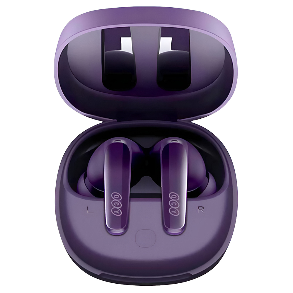 Auricular QCY T13X BH23QT26A TWS Earbuds Bluetooth - Morado