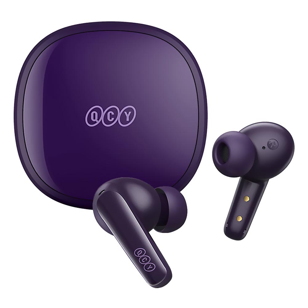 Auricular QCY T13X BH23QT26A TWS Earbuds Bluetooth - Morado