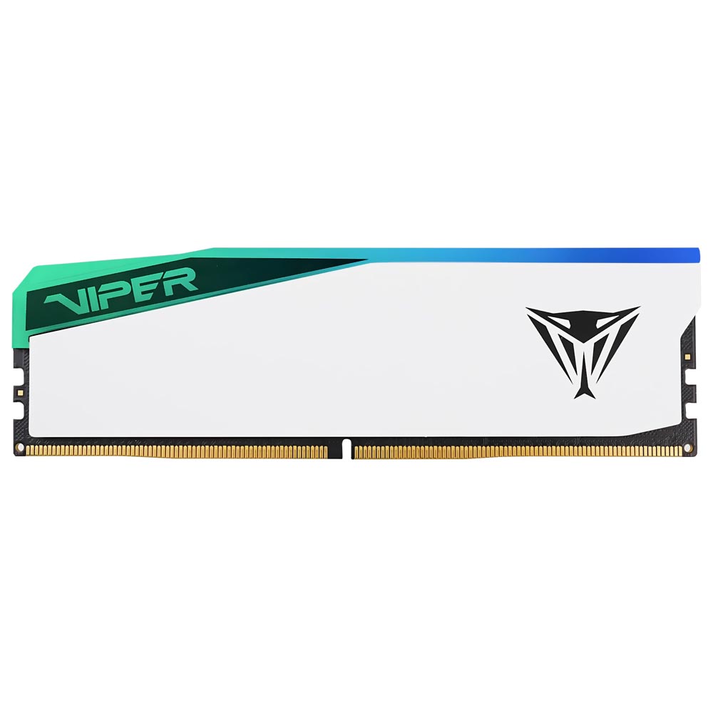 Memoria RAM Patriot Viper Elite 5 DDR5 32GB 5600MHz RGB - Blanco (PVER532G56C38W)