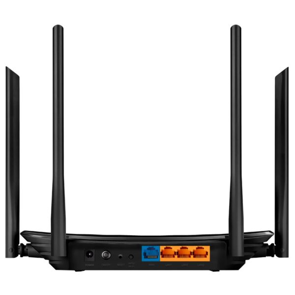Router Tp-Link EC225-G5 BR AC1300 Dual Band Gigabit 2.4GHz 5GHz Wi-Fi 6 MU-MIMO Negro