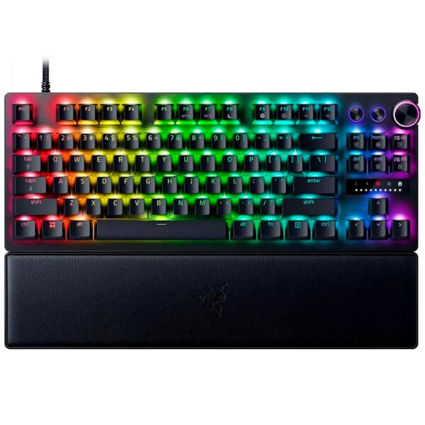 Teclado Gamer RAZER Huntsman V3 Pro Tenkeyless Analog Optical USB RGB Inglés-Negro (RZ03-04980200-R3U1)