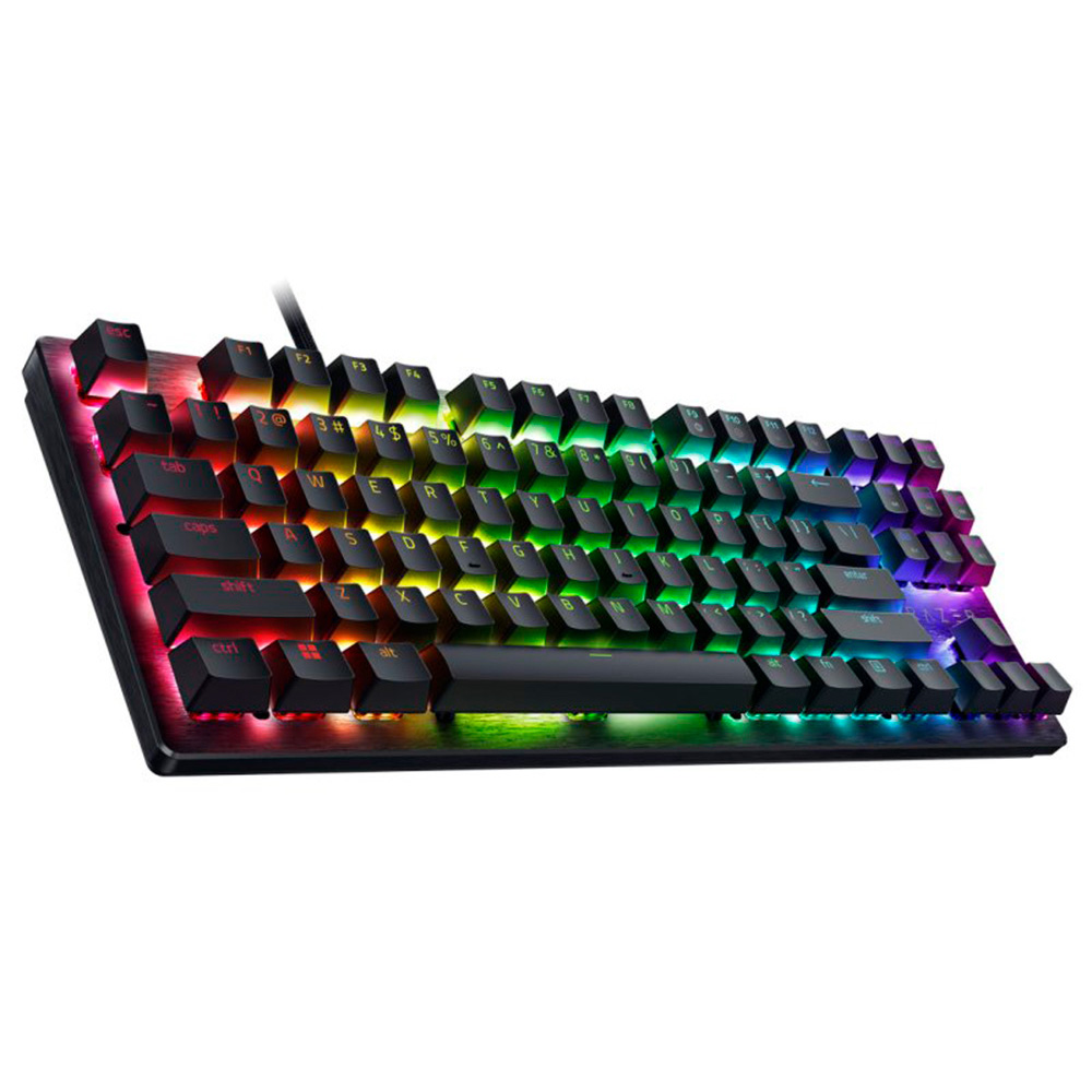Teclado Gamer Razer Huntsman V3 X Tenkeyless Optical Esports USB RGB Purple Español Negro (RZ03-05021700-R311)