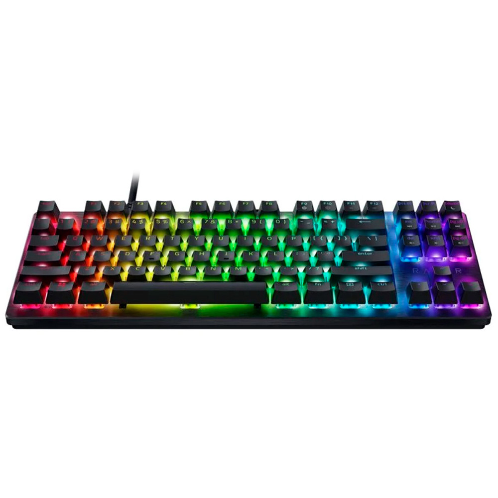Teclado Gamer Razer Huntsman V3 X Tenkeyless Optical Esports USB RGB Purple Español Negro (RZ03-05021700-R311)
