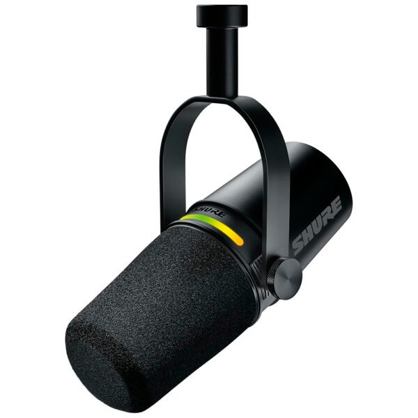 MICROFONE SHURE MV7+-K PODCAST TYPE-C XLR PRETO
