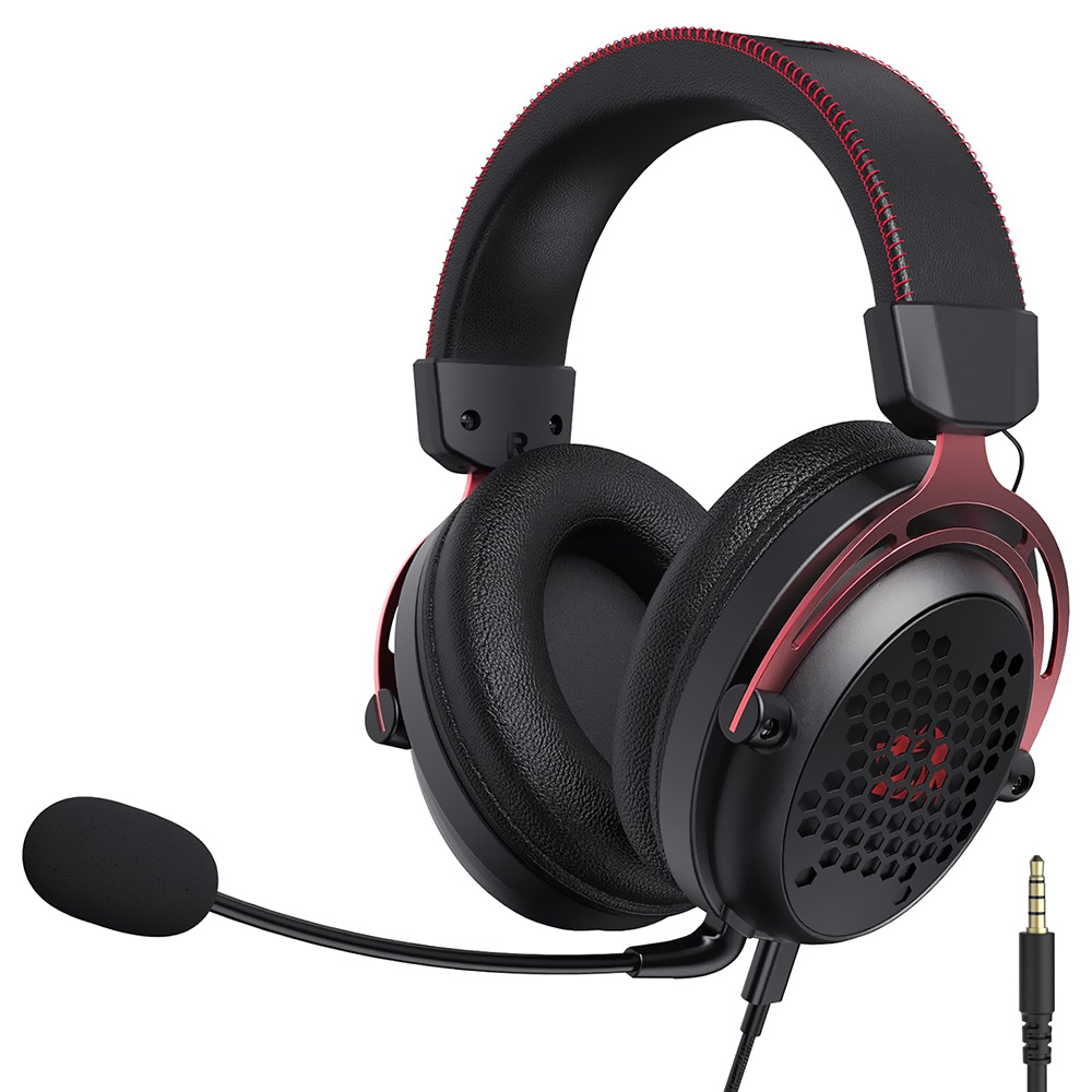 Auricular Gamer Redragon H386 Diomedes Con Cable - Negro