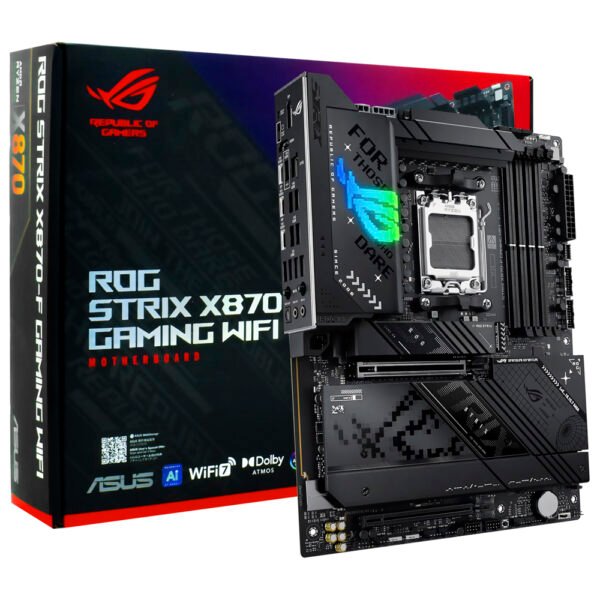 Placa Madre ASUS Rog Strix X870-F Gaming WI-FI Socket AM5 DDR5