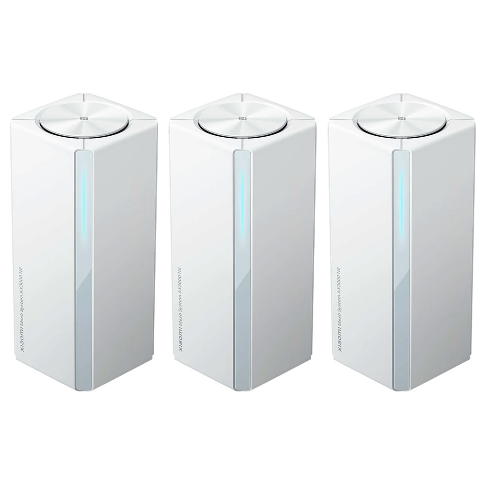Router Xiaomi RD28 DVB4486GL Mesh System AX3000 NE NFC Dual Band 2.4GHz 5GHz Wi-Fi 6 Blanco (Kit con 3)
