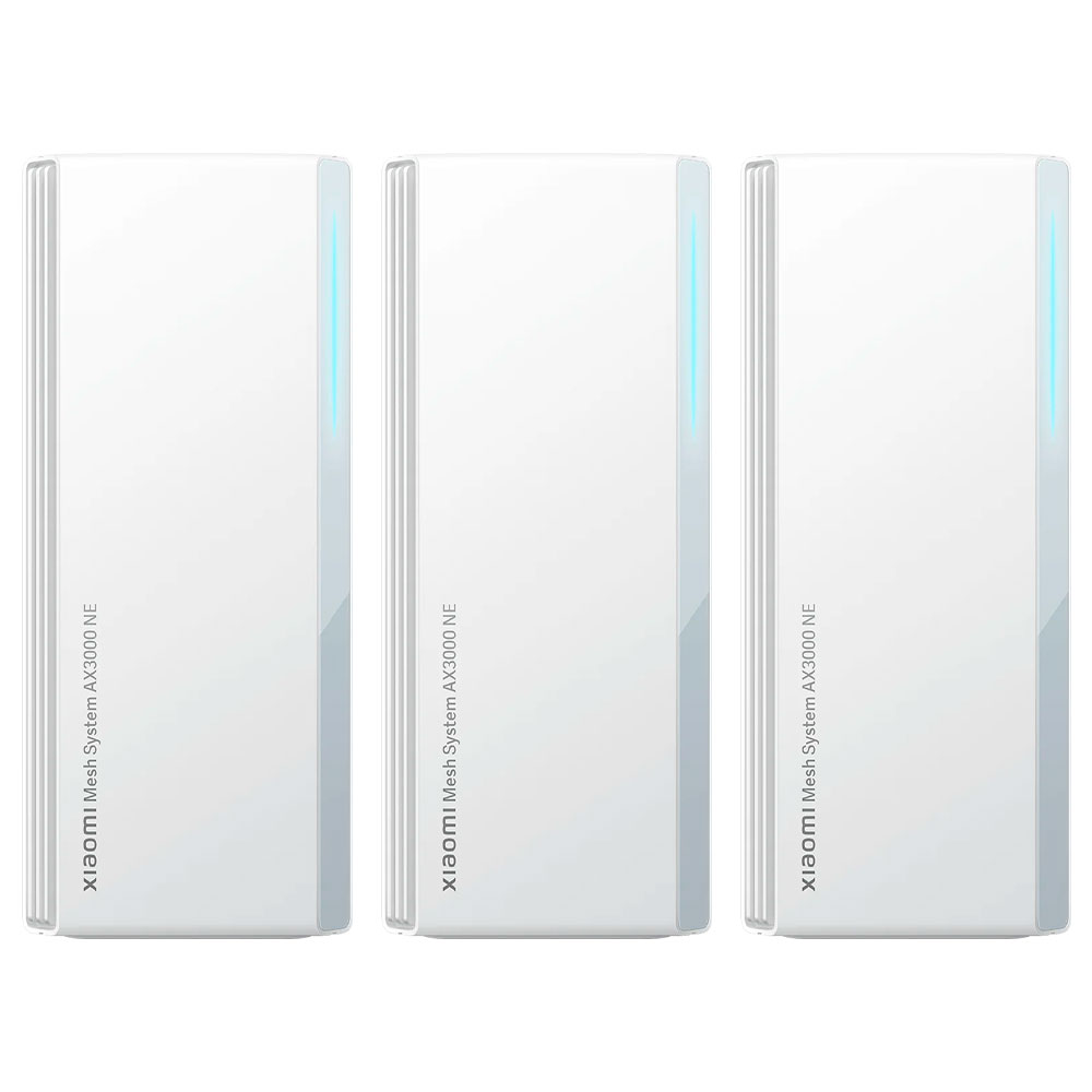 Router Xiaomi RD28 DVB4486GL Mesh System AX3000 NE NFC Dual Band 2.4GHz 5GHz Wi-Fi 6 Blanco (Kit con 3)