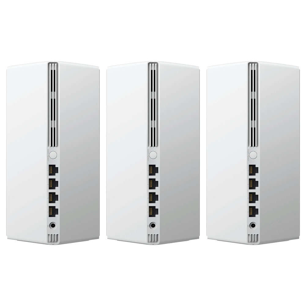 Router Xiaomi RD28 DVB4486GL Mesh System AX3000 NE NFC Dual Band 2.4GHz 5GHz Wi-Fi 6 Blanco (Kit con 3)