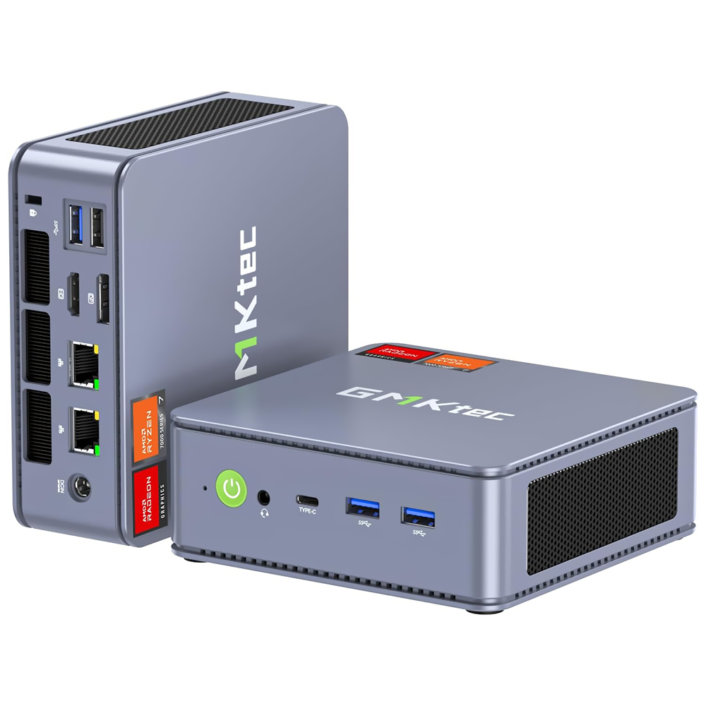 Mini PC Gmktec Nucbox K6 AMD Ryzen 7 7840HS de 3.8GHz 16GB de RAM 1TB SSD