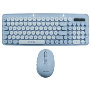 Teclado + Mouse FTX GK02 Wireless Portugués Morado
