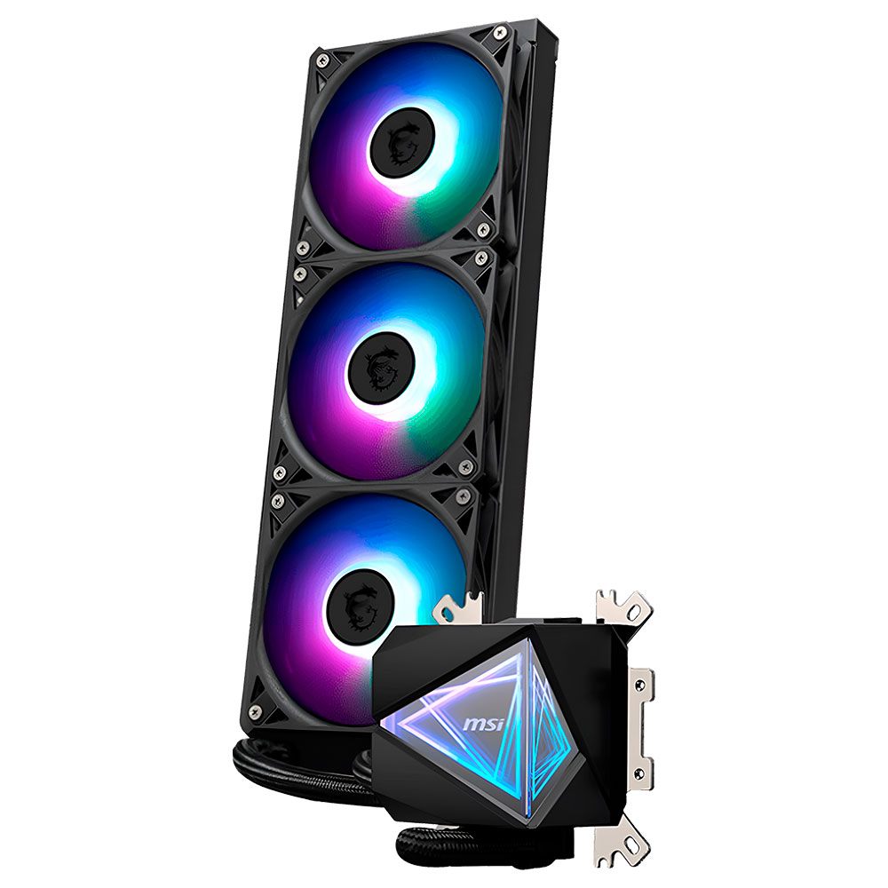 Refrigeración Liquida MSI Mag Coreliquid I360 Intel 1150-1851 AMD AM5-AM4 ARGB 360MM - Negro